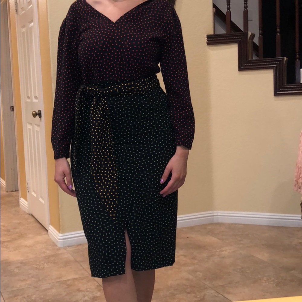 Black Polka Dot Dress